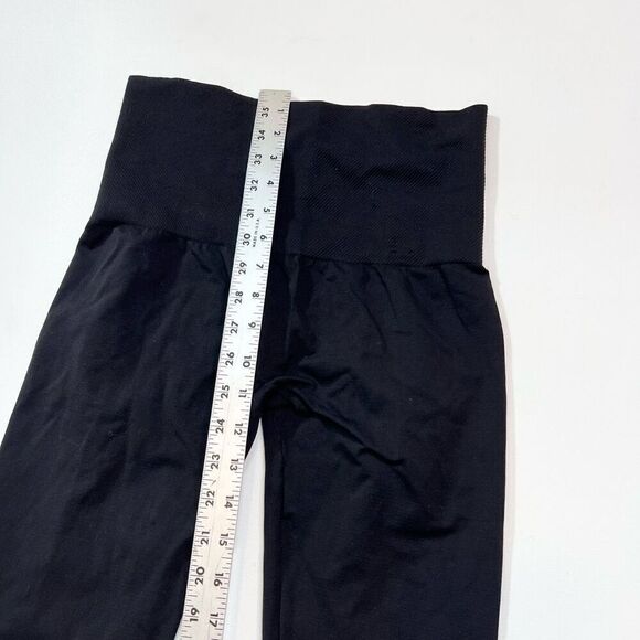 Spanx Assets Blakely Leggings Womens Large Black Seamless Slimming Shaping - Picture 4 of 8